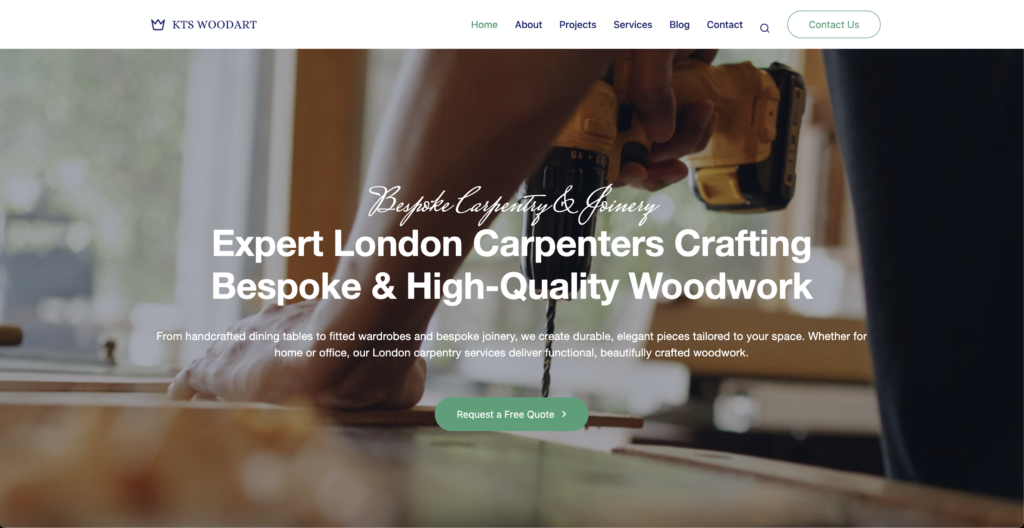 Bespoke Carpentry and Joinery in London - KTS WOODART